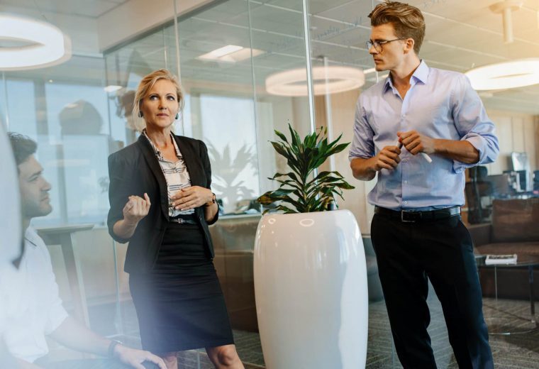 Professionals in an office