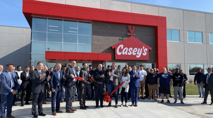 Casey's ribbon cutting